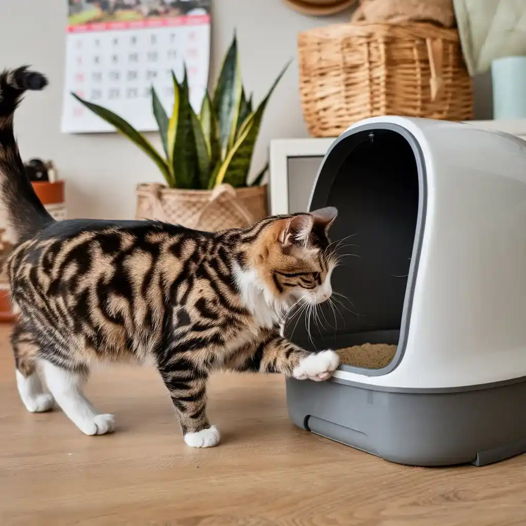 Automatic litter boxes for cats