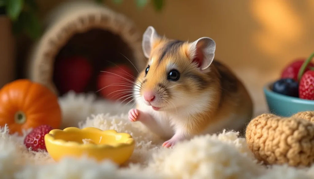 Dwarf hamster care