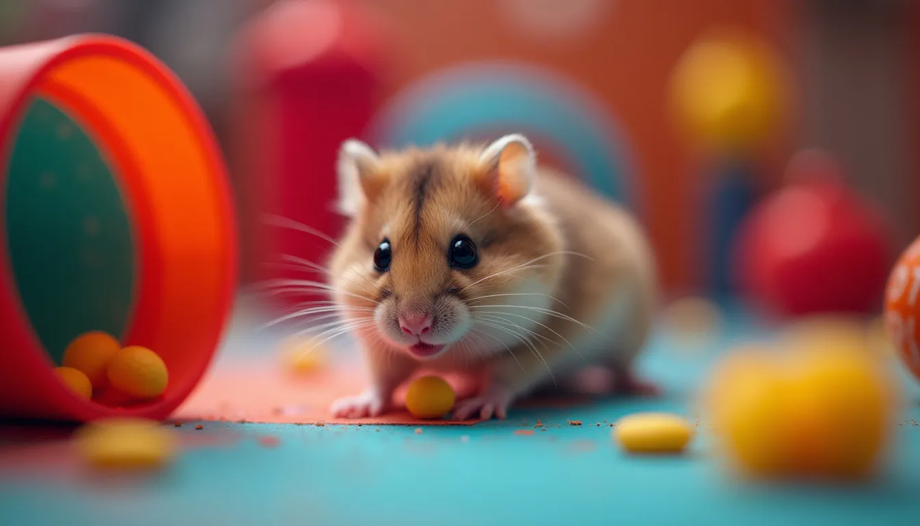 Feeding dwarf hamsters