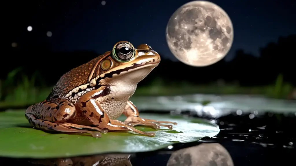 How do frogs make sounds