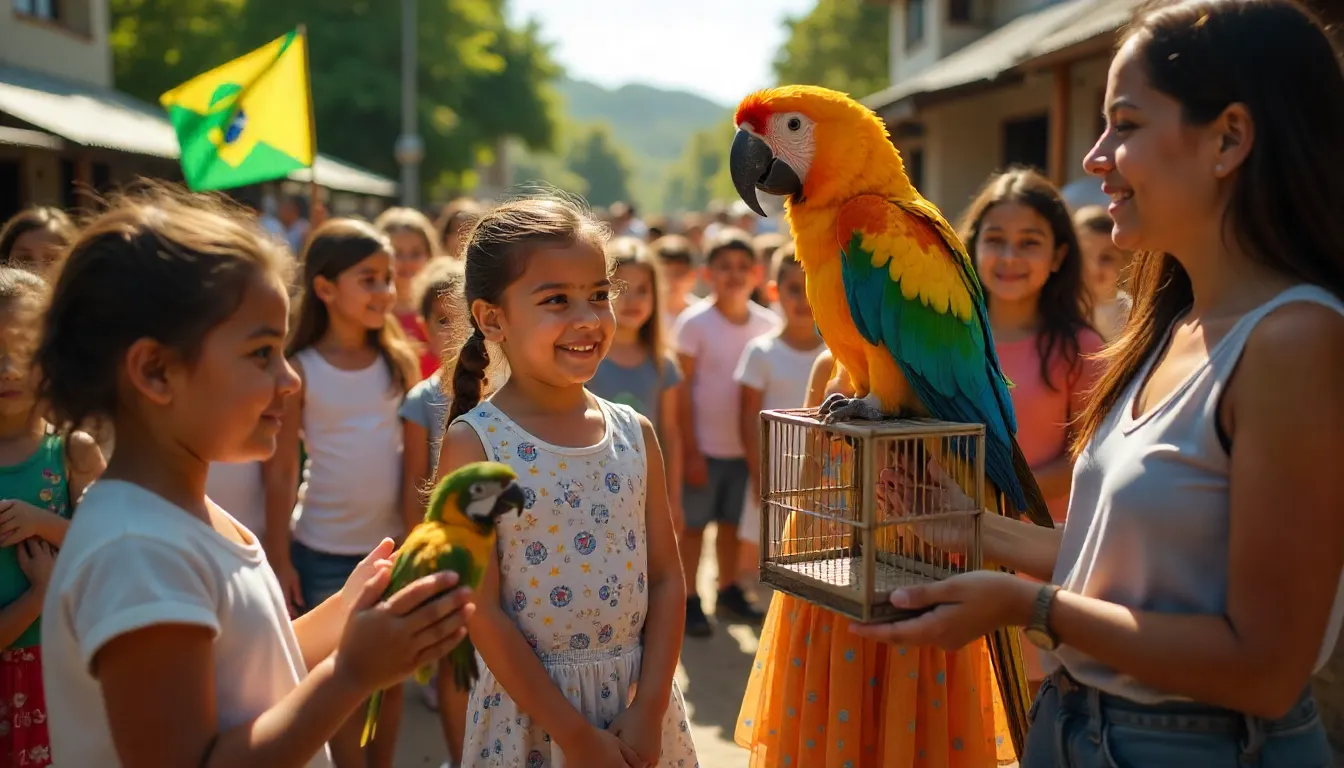 parrot rehabilitation Brazil