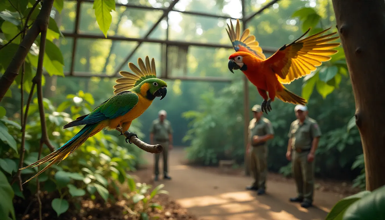 rescued parrots 2025