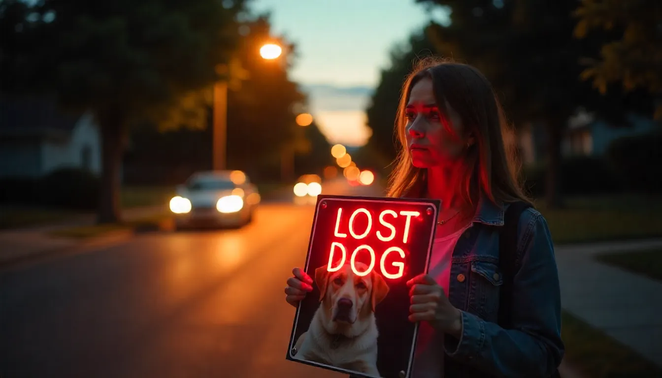 how to find lost dog